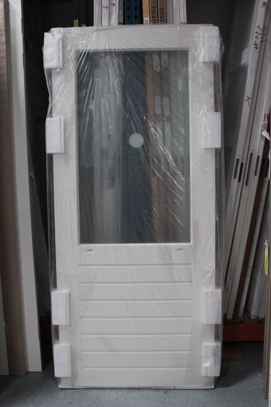 Weekamp WK048 Merbau Balkondeur BW88 93x213 cm. Incl. Gemonteerd Isolatieglas