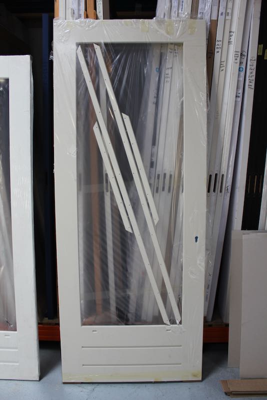 Java Hardhouten Balkondeur BW40 93x231.5 cm. Incl. Driepuntssluiting en Weldorpel