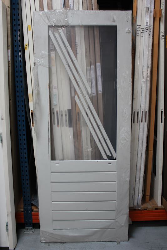 Weekamp WK048 XL Hardhouten Balkondeur BW89 93x234 cm. Met SCHADE