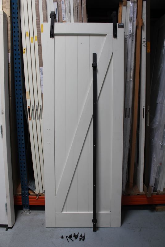 Skantrae Cottage SKS 2514 SKS 2515 Barndeur 88x231.5 Stomp Incl. Zwart Railsysteem